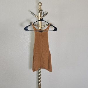 Forever 21 Brown Knit Tank Top